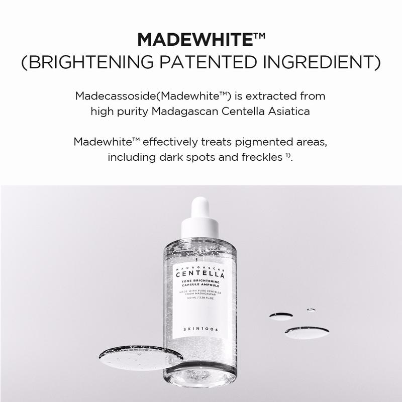 SKIN1004 Madagascar Centella Tone Brightening Capsule Ampoule 100ml Perawatan Mencerahkan Niacinamide Wajah Essence - 3