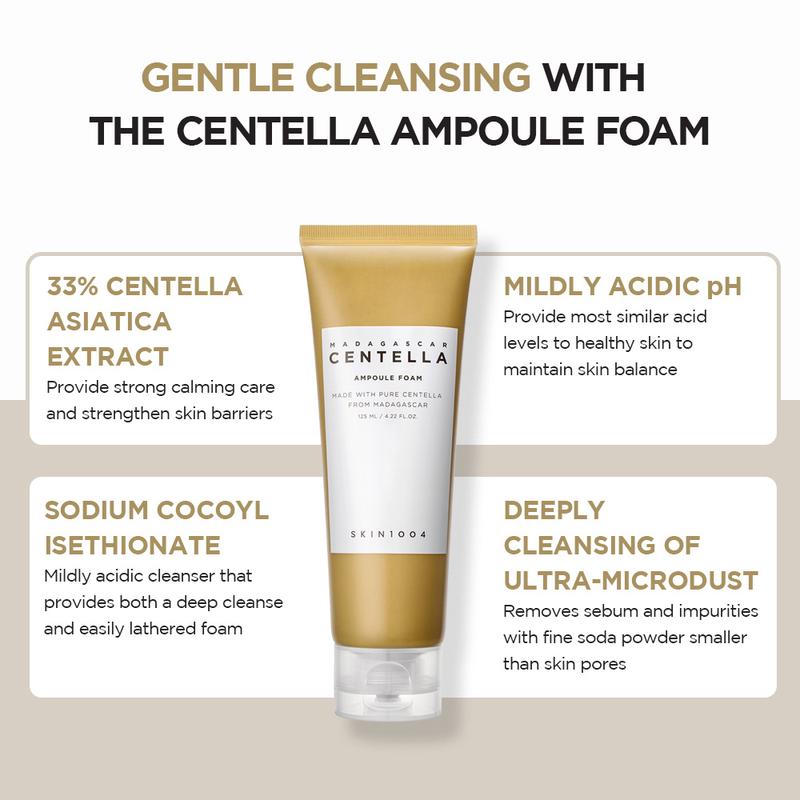 SKIN1004 [Centella Duo Cleanser Set] Cleansing Oil 200ml+Ampoule Foam 125ml (GET FREE GIFT HADIAH TERBATAS) - 5
