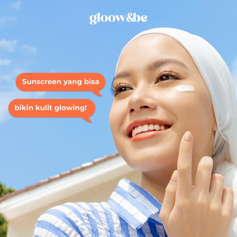 Gloow&be Glass SKin Sunscreen SPF40 PA+++ Hybrid Sunscreen All Skin Type - 3