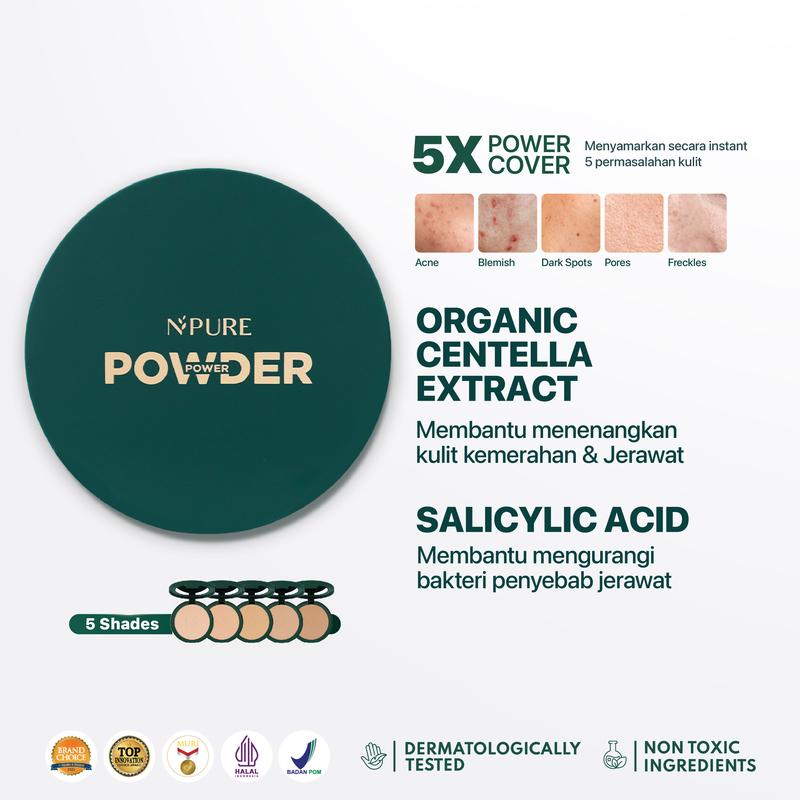 【Bundle Power Series】NPURE Hydrating Acne Toner 150ml + Power Powder / Acne Toner / Toner Kulit Jerawat Berminyak / Berjerawat Mencerahkan/Acne powder - 1