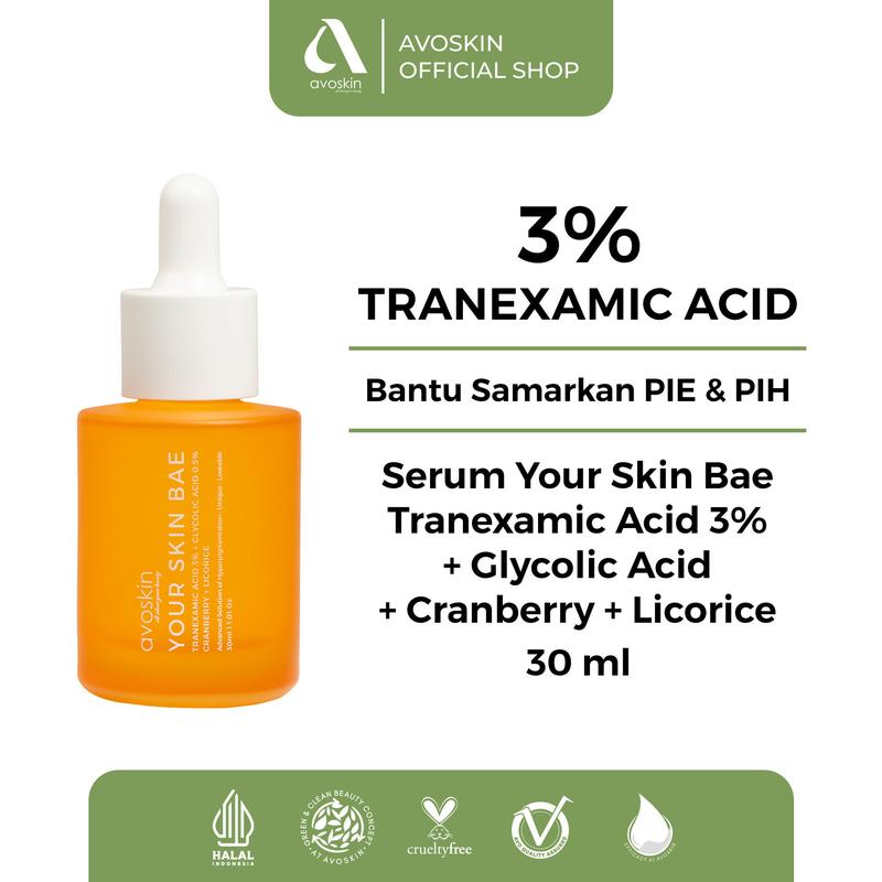 [TC] Avoskin Brightening Serum (30 ml) - Serum Your Skin Bae Mencerahkan (Product NFS by Claim) - Vitamin Wajah - 3