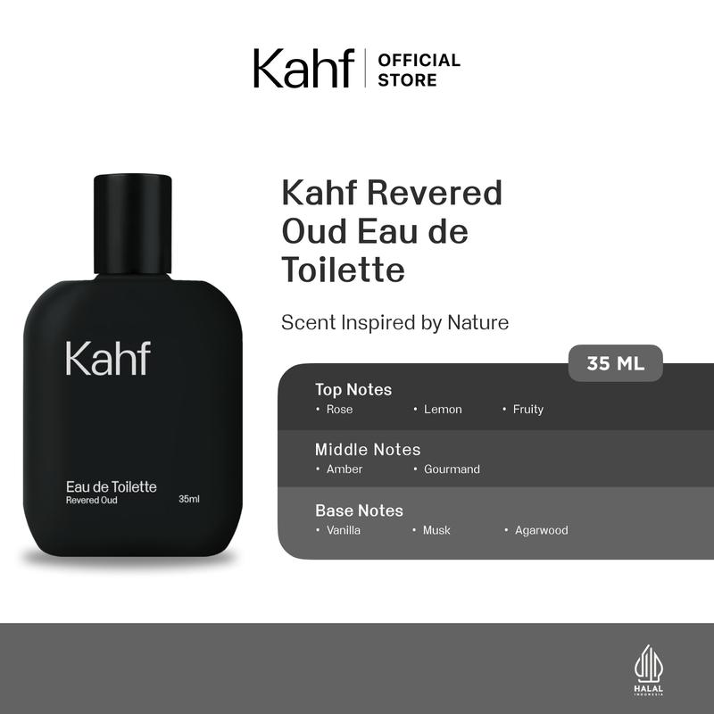 Kahf Eau de Toilette Revered Oud 35 ml - Parfum Pria Wangi Tahan Lama - 2
