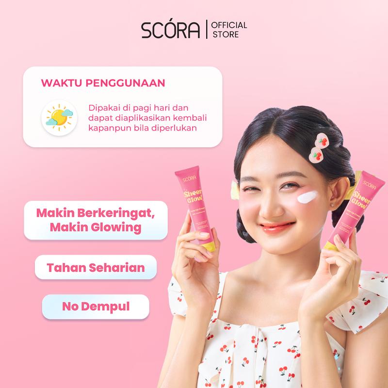 SCORA Sheer Glow Tone Up Cream 20 Gr & 30 Gr - 3