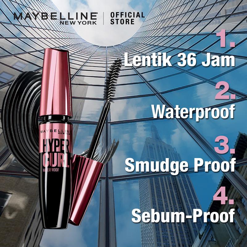 MAYBELLINE Volume Express Hypercurl Waterproof Mascara 9.2 ml - 2