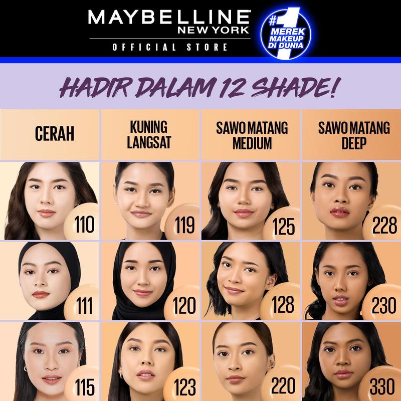 MAYBELLINE Paket Makeup Superstay Lumi Foundation + Fit Me Compact Powder - 5