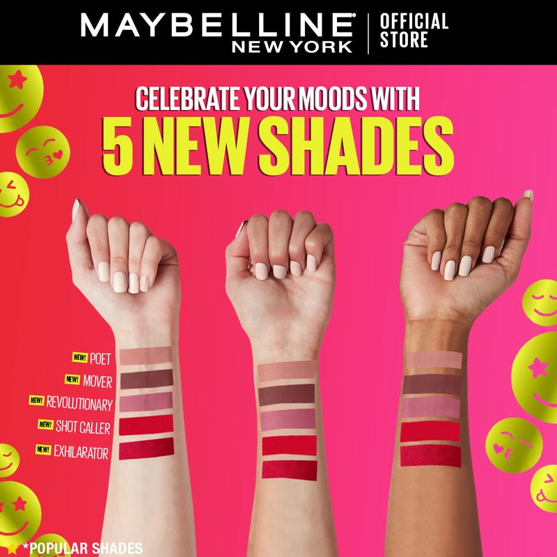 MAYBELLINE Superstay Matte Ink Liquid Long Lasting Waterproof Matte Lipstick Lipcream Make Up Transferproof Tahan 16 Jam - 4