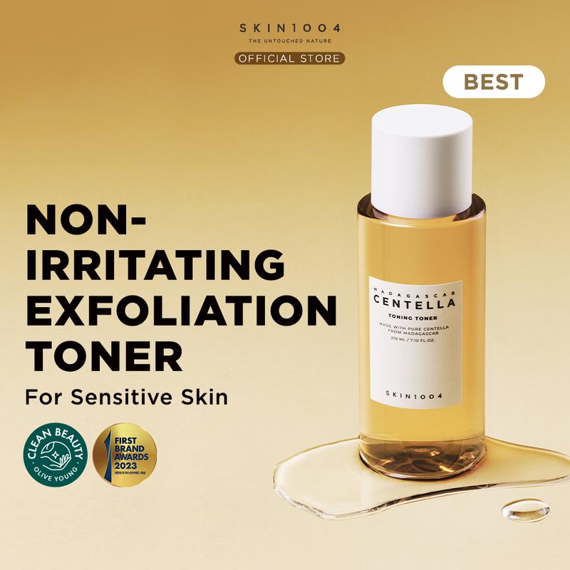 SKIN1004 Madagascar Centella Toning Toner 210mlPerawatan Berjerawat Berminyak Bruntusan Kering Mencerahkan Wajah